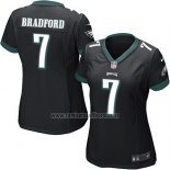 Camiseta NFL Game Mujer Philadelphia Eagles Bradford Negro