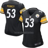 Camiseta NFL Game Mujer Pittsburgh Steelers Pouncey Negro