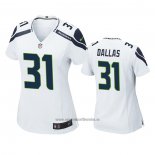 Camiseta NFL Game Mujer Seattle Seahawks Deejay Dallas Blanco