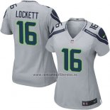 Camiseta NFL Game Mujer Seattle Seahawks Lockett Gris