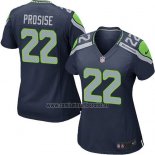 Camiseta NFL Game Mujer Seattle Seahawks Prosise Azul Oscuro