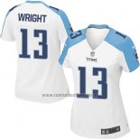 Camiseta NFL Game Mujer Tennessee Titans Wright Blanco