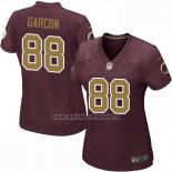 Camiseta NFL Game Mujer Washington Commanders Garcon Marron