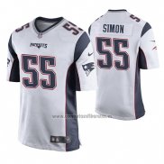 Camiseta NFL Game New England Patriots John Simon Blanco
