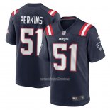 Camiseta NFL Game New England Patriots Ronnie Perkins Azul