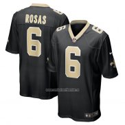 Camiseta NFL Game New Orleans Saints Aldrick Rosas Negro