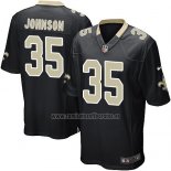 Camiseta NFL Game New Orleans Saints Johnson Negro