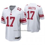 Camiseta NFL Game New York Giants Kyle Lauletta Blanco