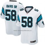 Camiseta NFL Game Nino Carolina Panthers Davis Sr Blanco