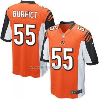 Camiseta NFL Game Nino Cincinnati Bengals Burfict Naranja