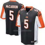 Camiseta NFL Game Nino Cincinnati Bengals McCarron Negro