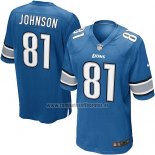 Camiseta NFL Game Nino Detroit Lions Johnson Azul