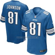 Camiseta NFL Game Nino Detroit Lions Johnson Azul