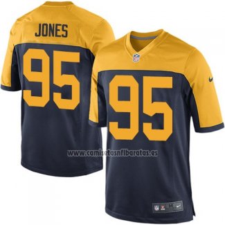 Camiseta NFL Game Nino Green Bay Packers Jones Negro Amarillo