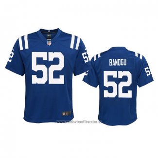 Camiseta NFL Game Nino Indianapolis Colts Ben Banogu 2020 Azul