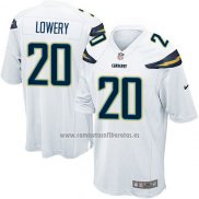 Camiseta NFL Game Nino Los Angeles Chargers Lowery Blanco