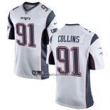 Camiseta NFL Game Nino New England Patriots Collins Blanco