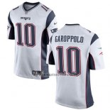 Camiseta NFL Game Nino New England Patriots Garoppolo Blanco
