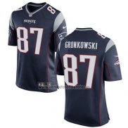 Camiseta NFL Game Nino New England Patriots Gronkowski Negro