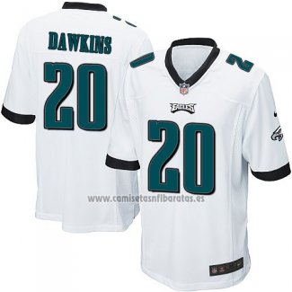 Camiseta NFL Game Nino Philadelphia Eagles Dawkins Blanco