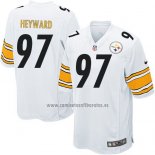 Camiseta NFL Game Nino Pittsburgh Steelers Heyward Blanco