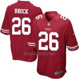 Camiseta NFL Game Nino San Francisco 49ers Brock Rojo