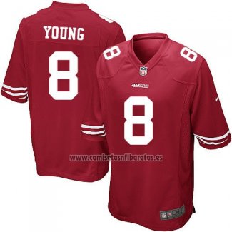 Camiseta NFL Game Nino San Francisco 49ers Young Rojo