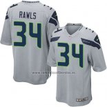 Camiseta NFL Game Nino Seattle Seahawks Rawls Gris