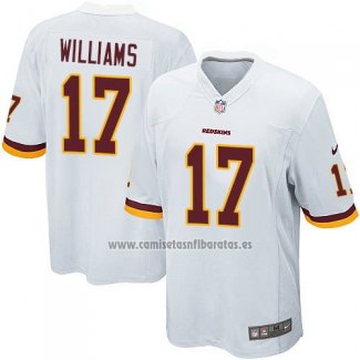 Camiseta NFL Game Nino Washington Commanders Williams Blanco