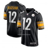 Camiseta NFL Game Pittsburgh Steelers Terry Bradshaw 12 Retired Negro