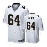 Camiseta NFL Game Saints Will Clapp Blanco