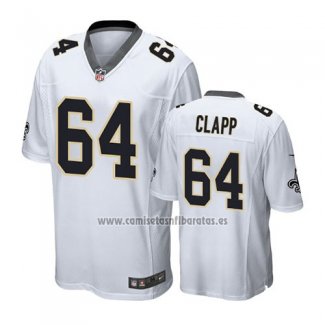 Camiseta NFL Game Saints Will Clapp Blanco