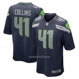 Camiseta NFL Game Seattle Seahawks Alex Collins Azul