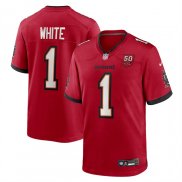 Camiseta NFL Game Tampa Bay Buccaneers Rachaad White 50th Anniversary Rojo