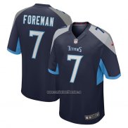 Camiseta NFL Game Tennessee Titans Donta Foreman Azul