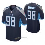 Camiseta NFL Game Tennessee Titans Jeffery Simmons Azul2