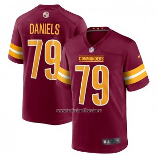 Camiseta NFL Game Washington Commanders Braeden Daniels Rojo