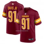 Camiseta NFL Game Washington Commanders Carl Davis Jr. Rojo