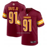 Camiseta NFL Game Washington Commanders Carl Davis Jr. Rojo