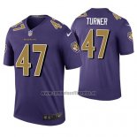 Camiseta NFL Legend Baltimore Ravens De'lance Turner Violeta Color Rush