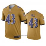 Camiseta NFL Legend Baltimore Ravens Justice Hill Inverted Oro