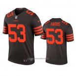 Camiseta NFL Legend Cleveland Browns Nick Harris Marron Color Rush