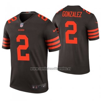 Camiseta NFL Legend Cleveland Browns Zane Gonzalez Color Rush Marron