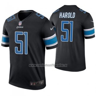 Camiseta NFL Legend Detroit Lions Eli Harold Negro Color Rush