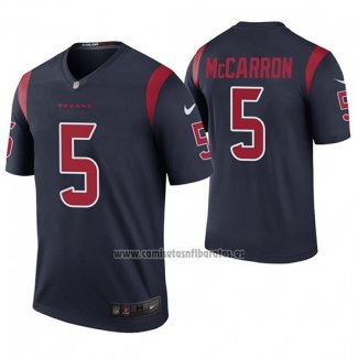 Camiseta NFL Legend Houston Texans Aj Mccarron Azul Color Rush