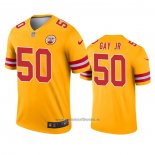 Camiseta NFL Legend Kansas City Chiefs Willie Gay Jr. Inverted Oro