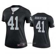 Camiseta NFL Legend Mujer Las Vegas Raiders Amik Robertson Negro