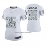 Camiseta NFL Legend Mujer Las Vegas Raiders C.j. Anderson Blanco Color Rush