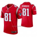 Camiseta NFL Legend New England Patriots 81 Lance Kendricks Inverted Rojo