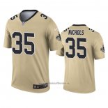 Camiseta NFL Legend New Orleans Saints Deatrick Nichols Inverted Oro